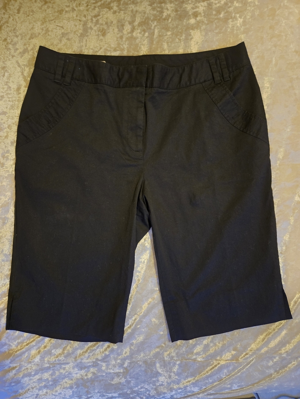 Cutter & Buck Black Bermuda Shorts Women’s Size 6 Stretch Golf Casual Career